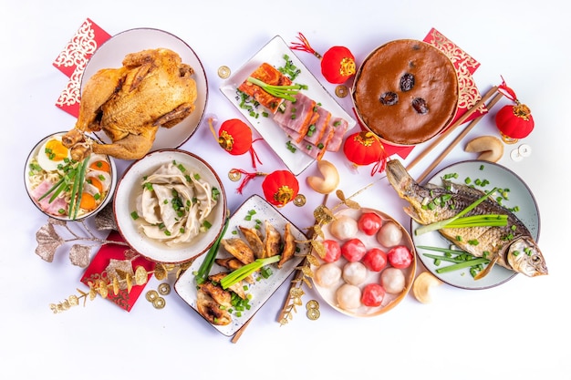 Zestaw potraw na stole